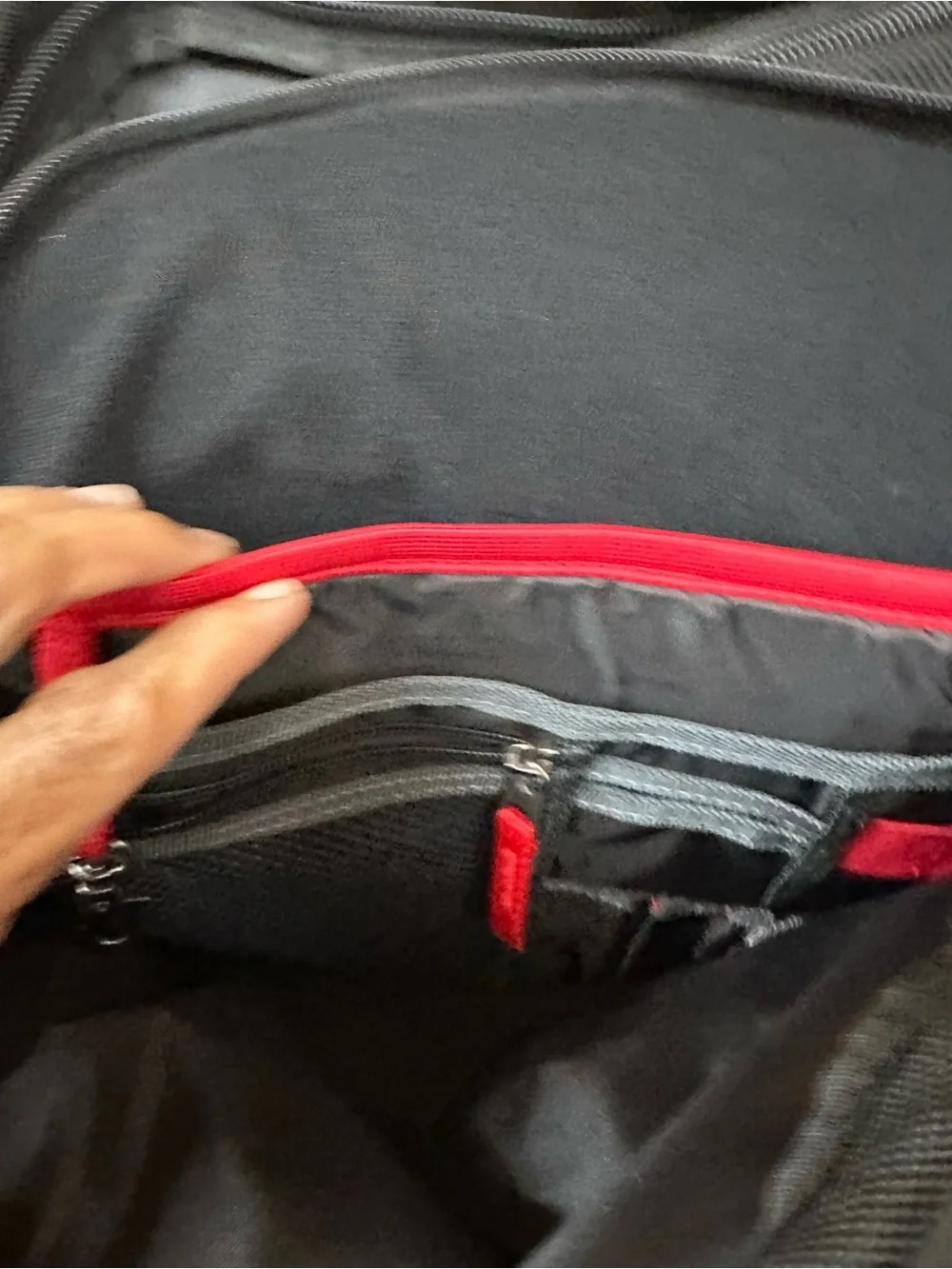 Samsonite Black and Red Travel Backpack